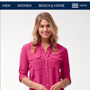 Tommy Bahama June Silk Cargo Shirt